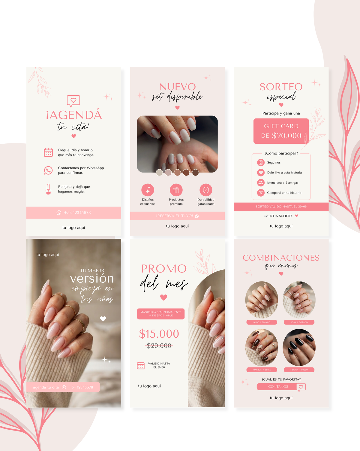 Pack Canva - Manicuristas