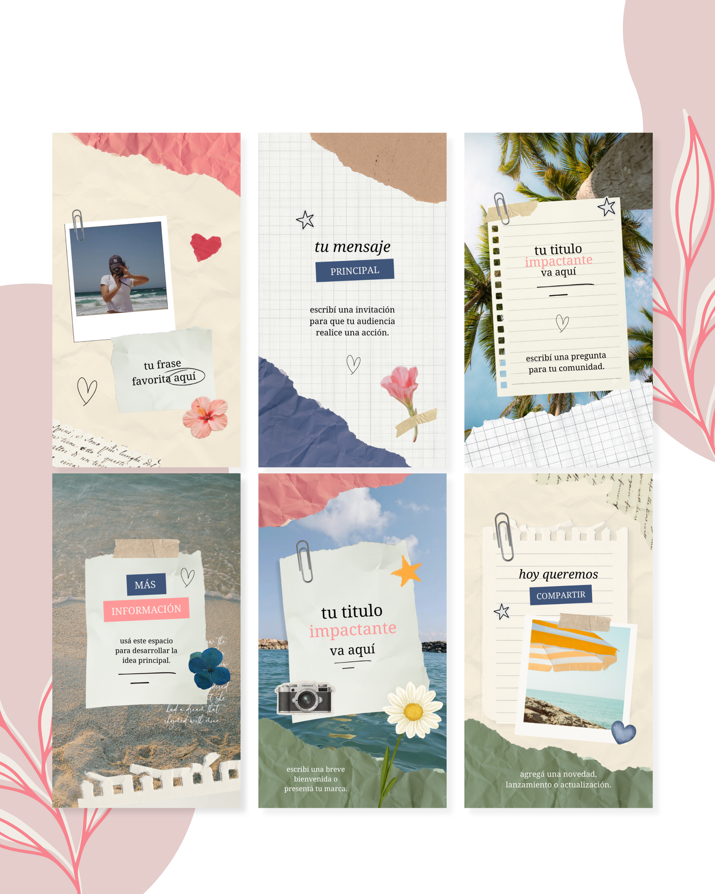 Pack Canva - Estilo Scrapbook