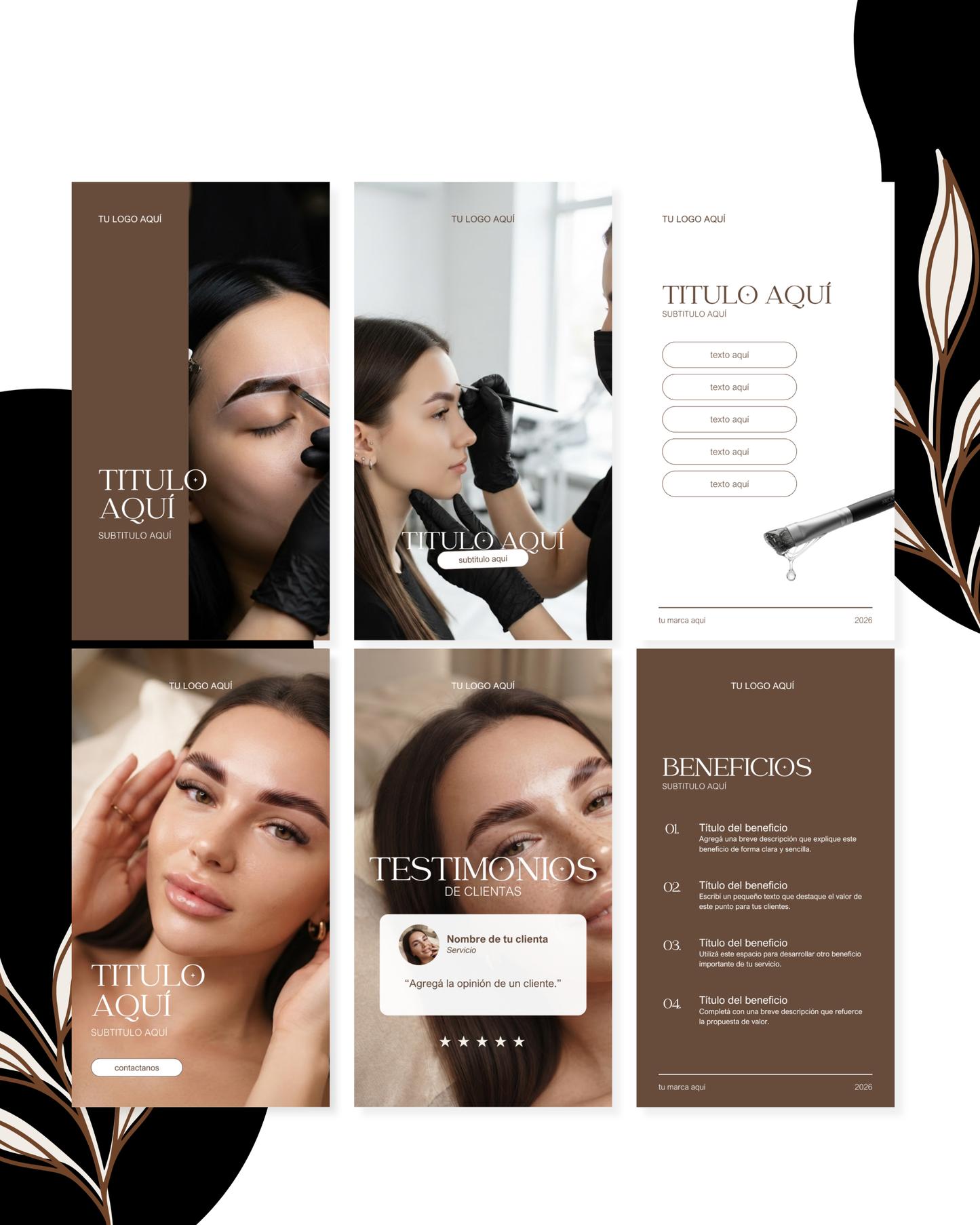 Pack Canva - Brow Artist