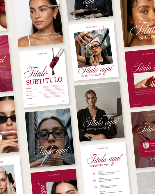 Pack Canva - Maquilladoras
