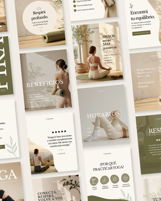 Pack Canva - Yoga