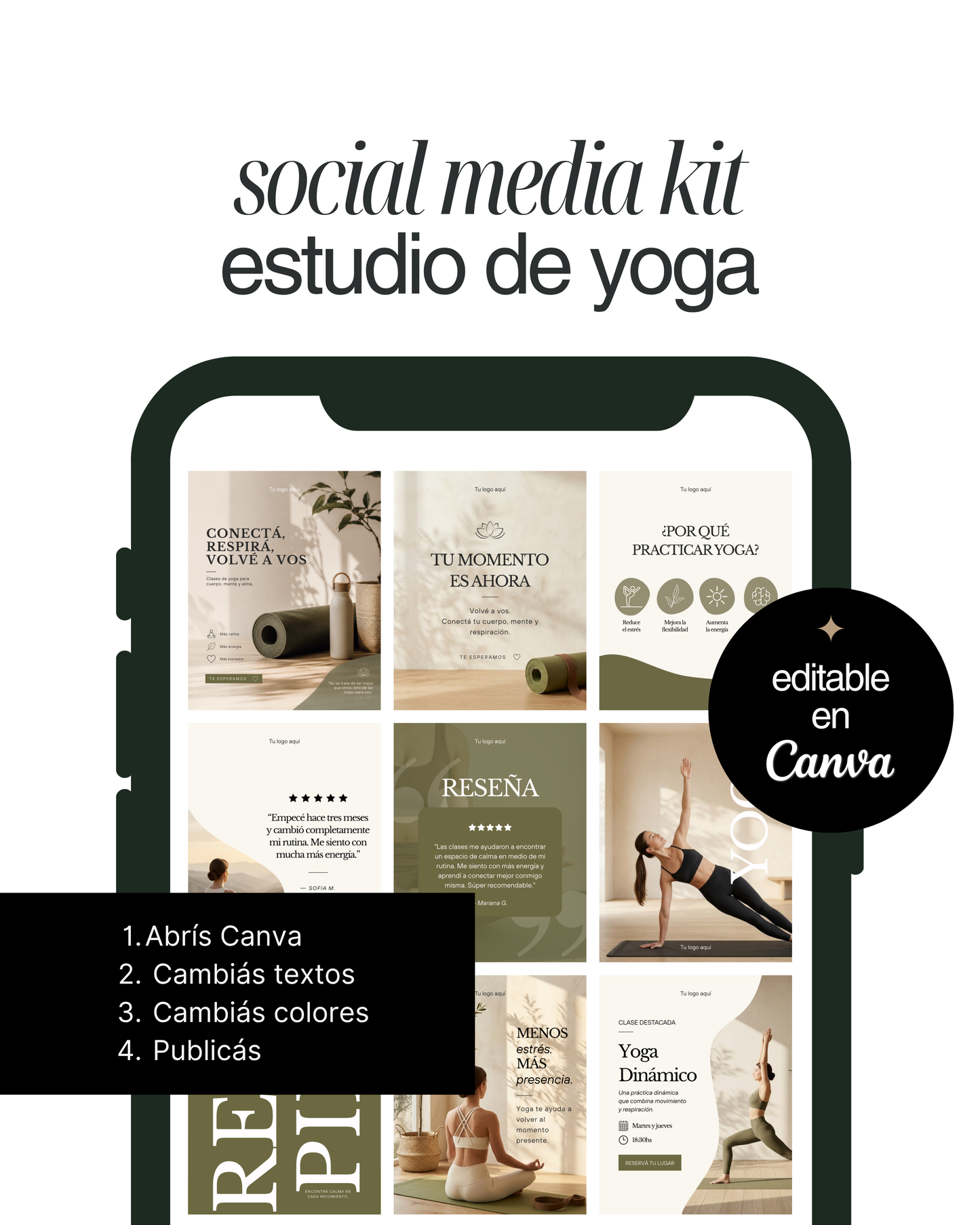 Pack Canva - Yoga