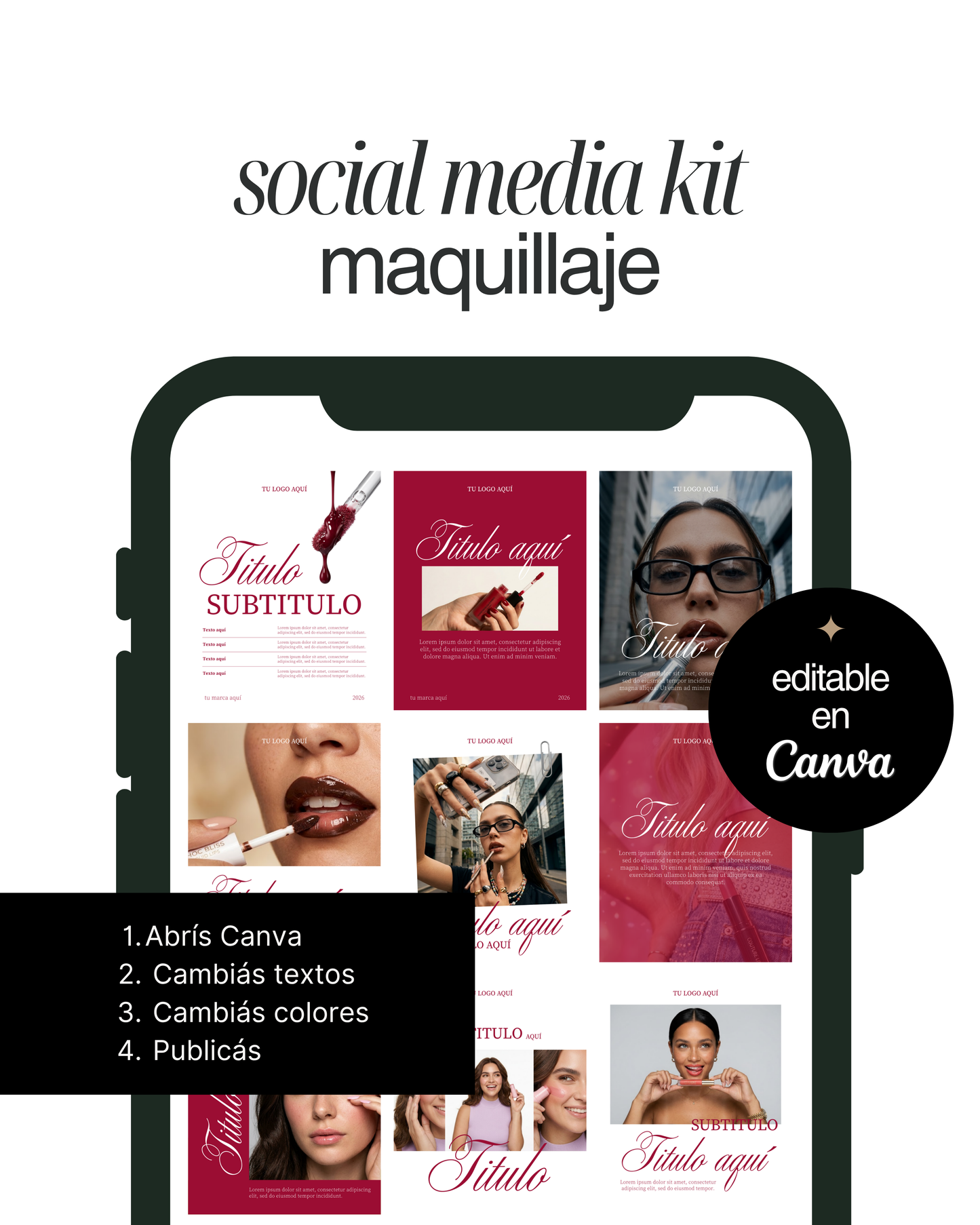 Pack Canva - Maquilladoras