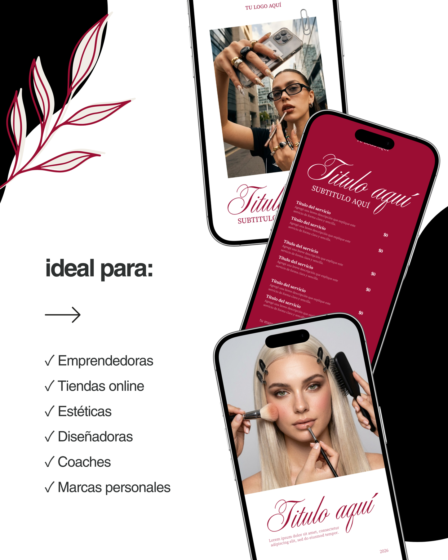 Pack Canva - Maquilladoras