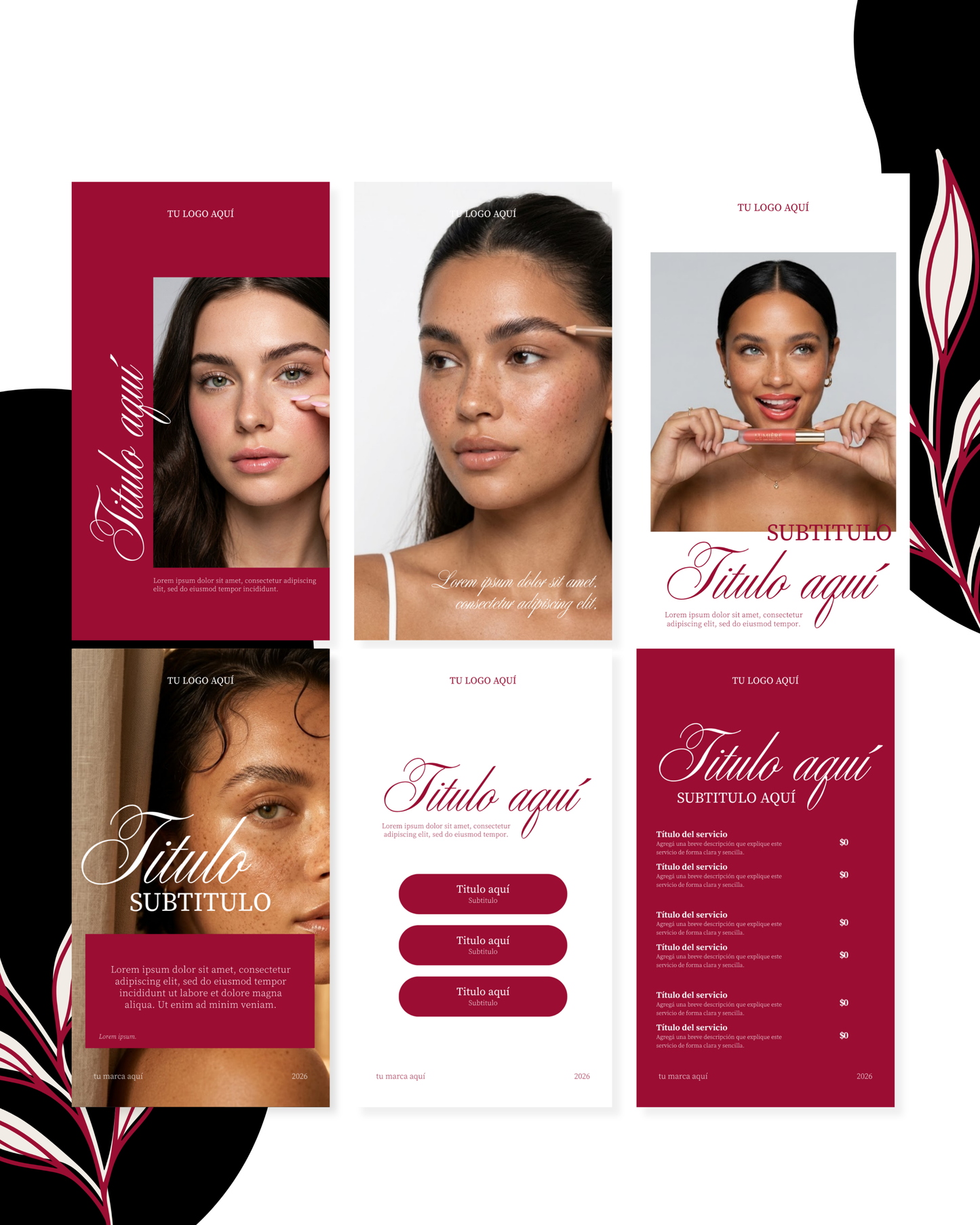 Pack Canva - Maquilladoras