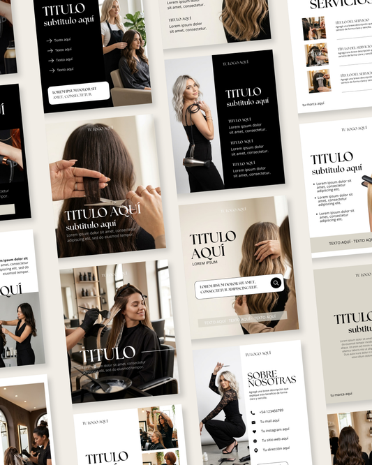 Pack Canva - Peluquería