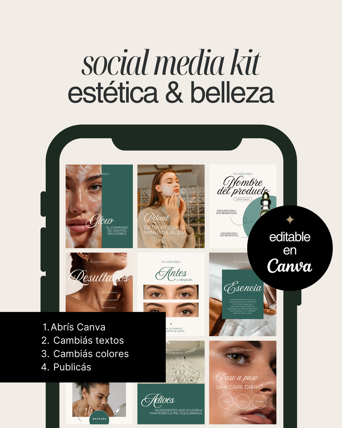 Pack Canva - Cosmetología