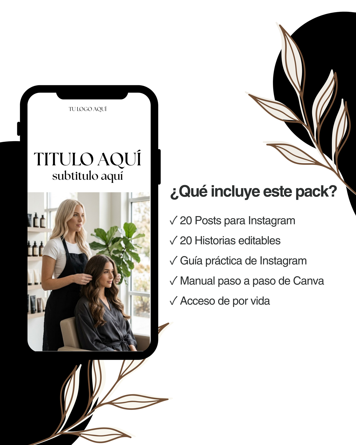 Pack Canva - Peluquería