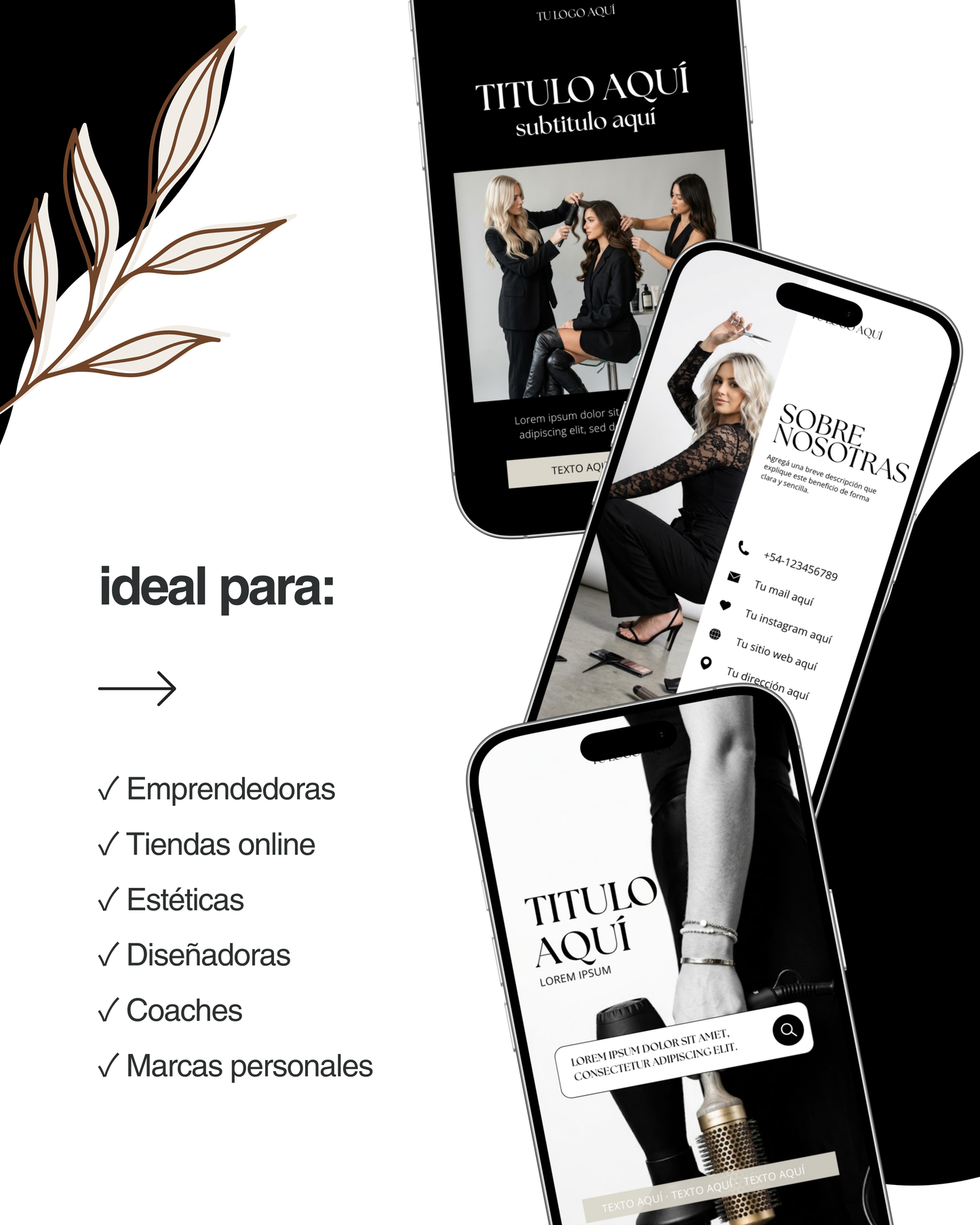 Pack Canva - Peluquería