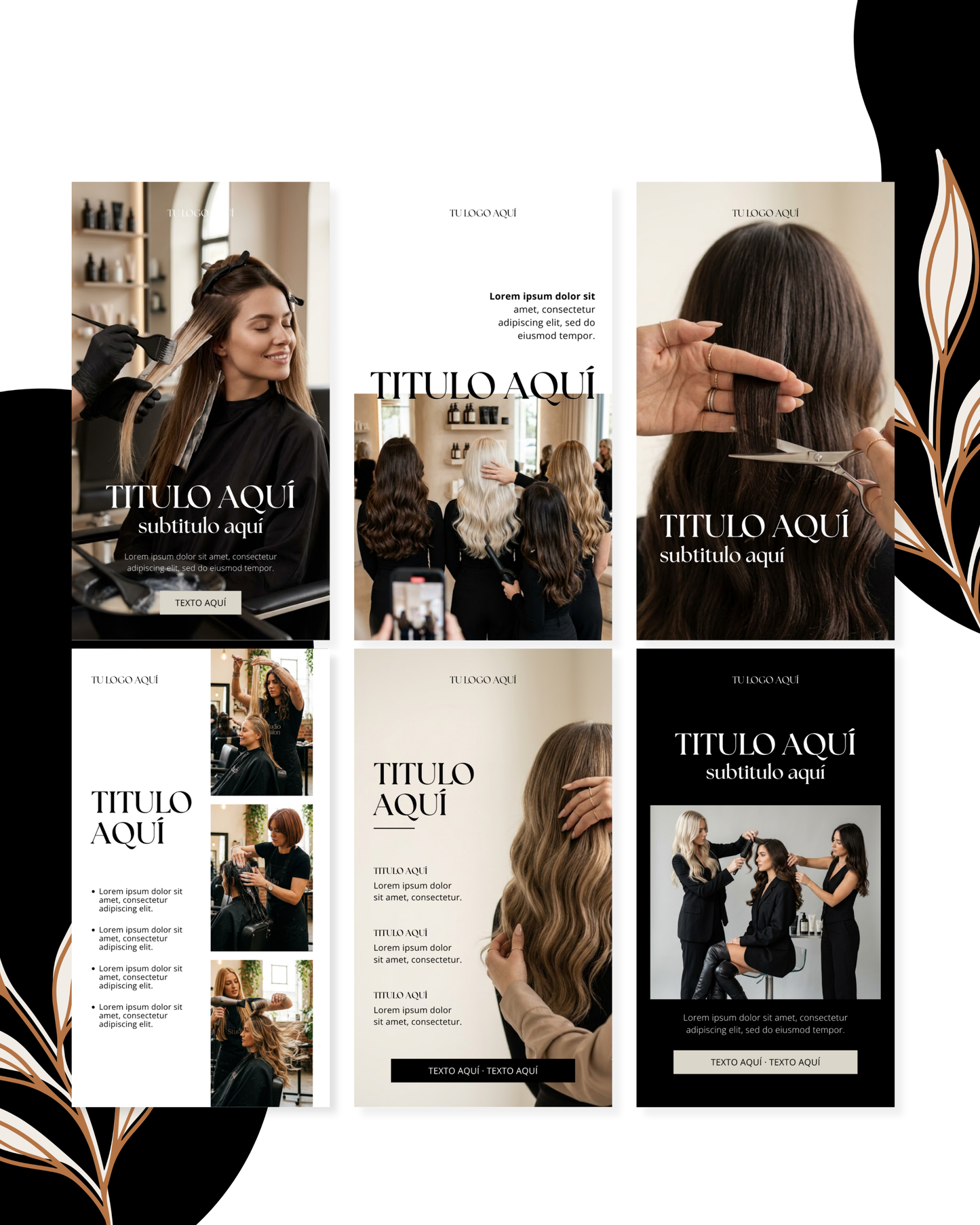 Pack Canva - Peluquería