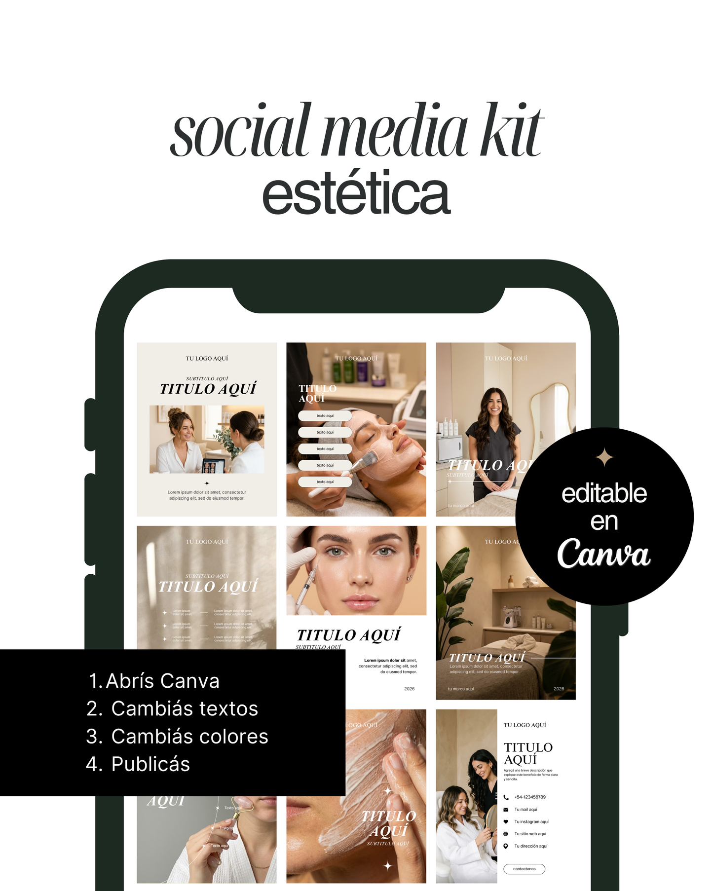 Pack Canva - Estética