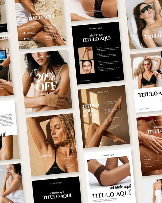 Pack Canva - Depilación