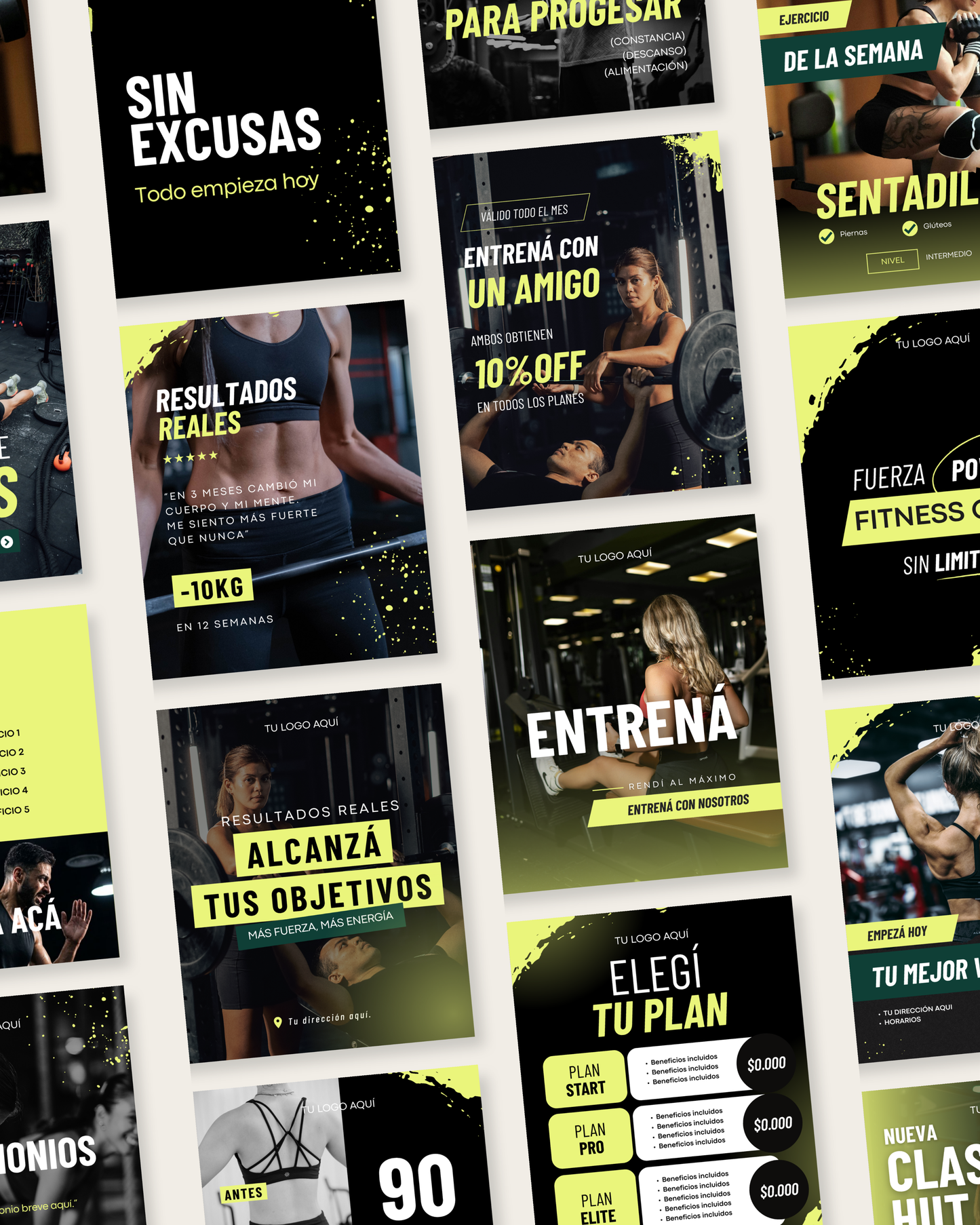 Pack Canva - Fitness