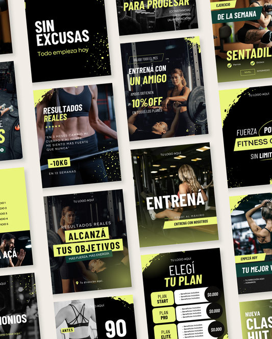 Pack Canva - Fitness