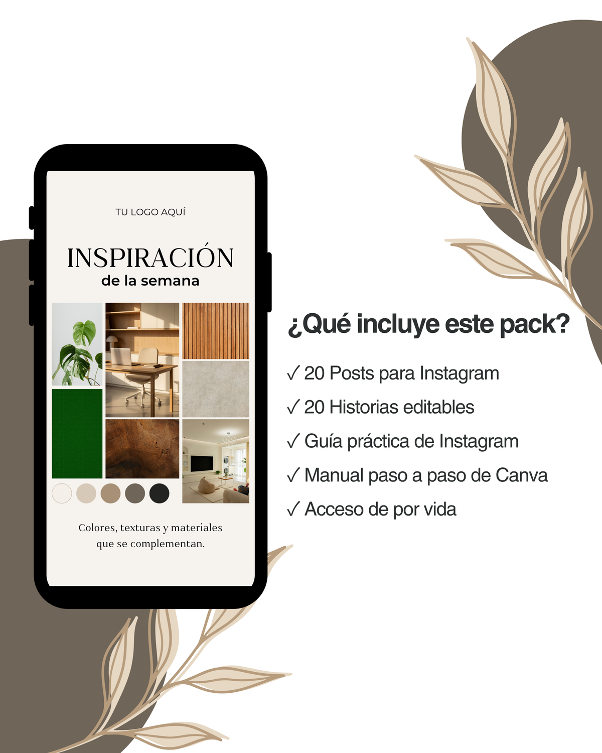 Pack Canva - Diseño de interiores