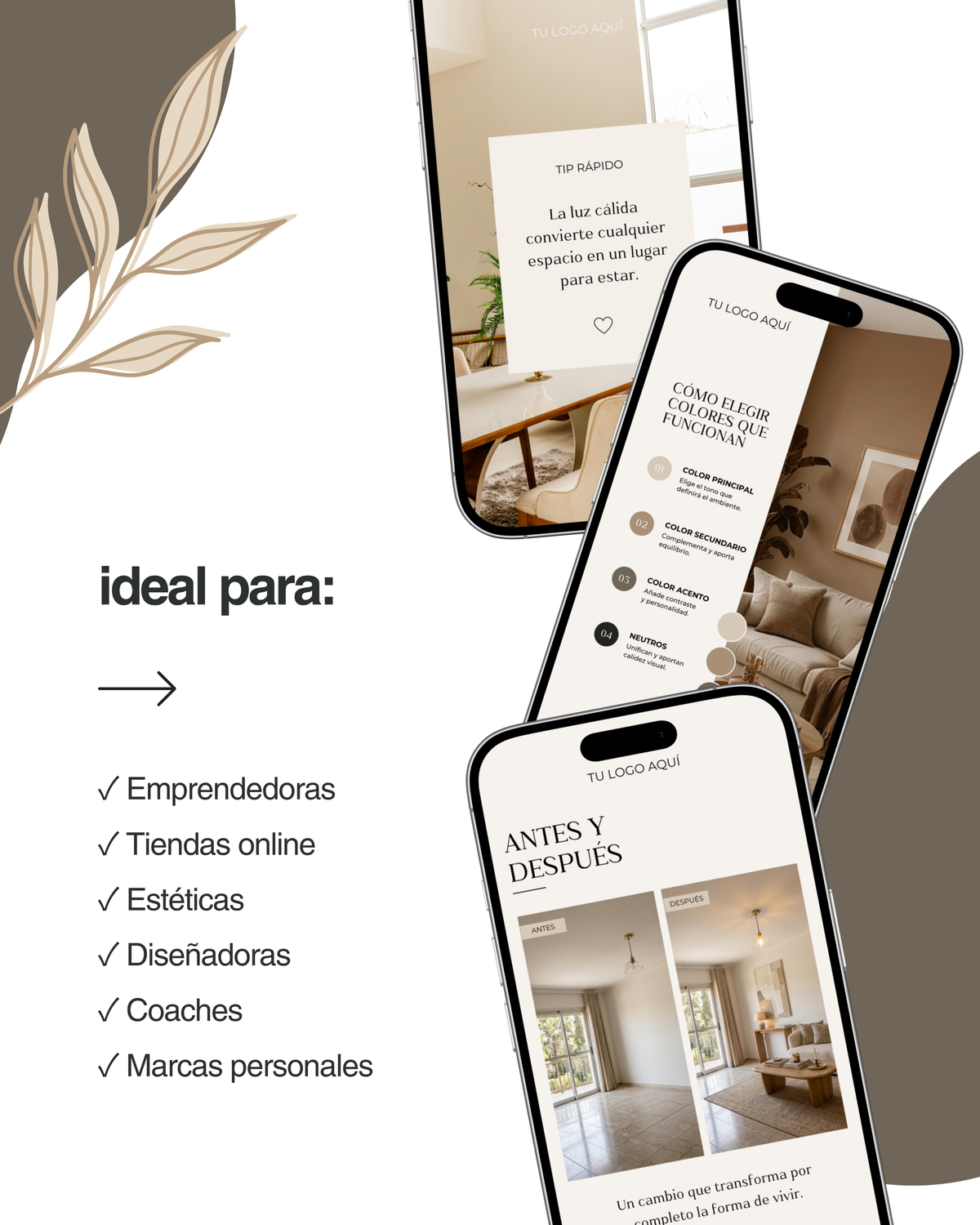 Pack Canva - Diseño de interiores