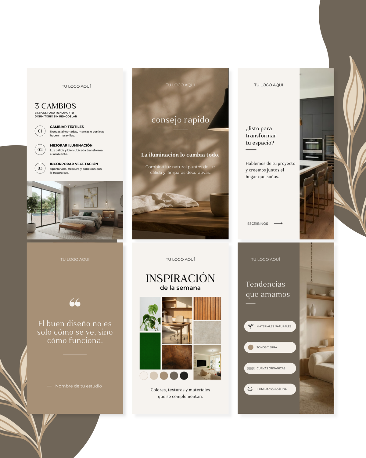 Pack Canva - Diseño de interiores