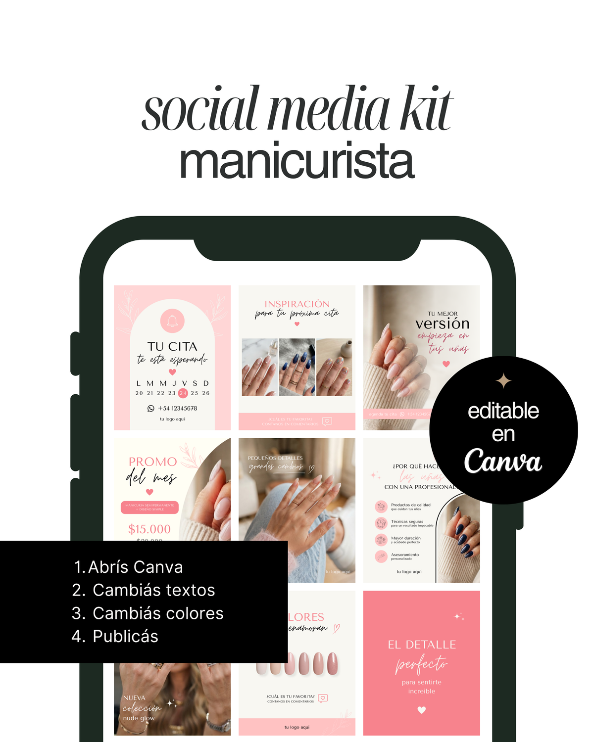 Pack Canva - Manicuristas