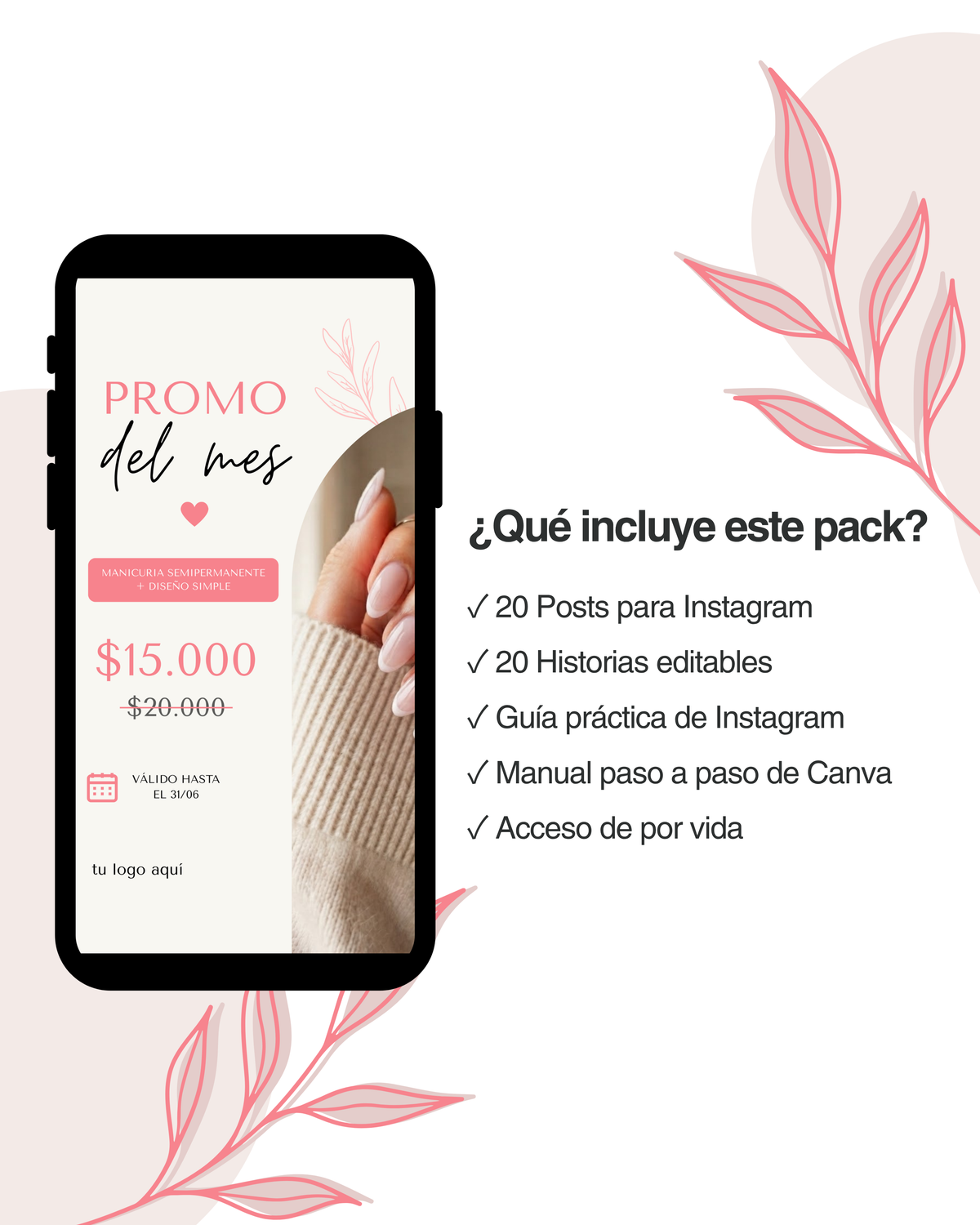 Pack Canva - Manicuristas