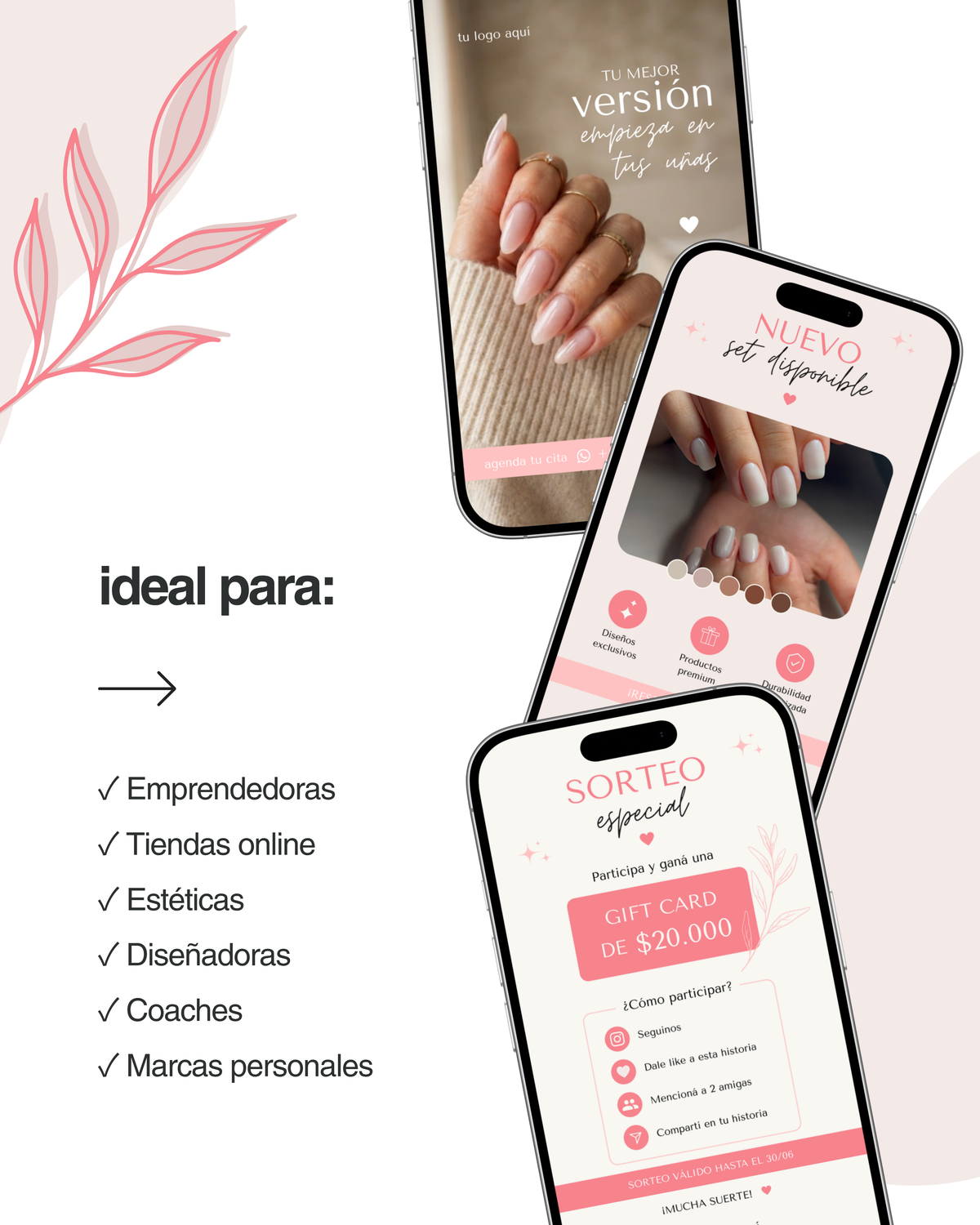 Pack Canva - Manicuristas