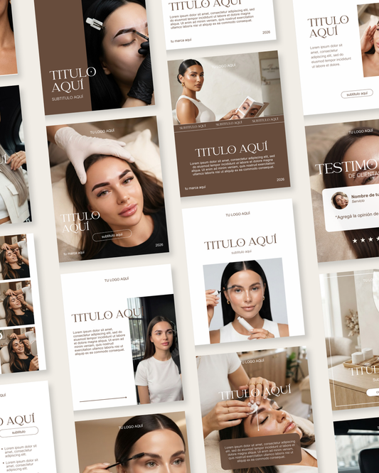 Pack Canva - Brow Artist