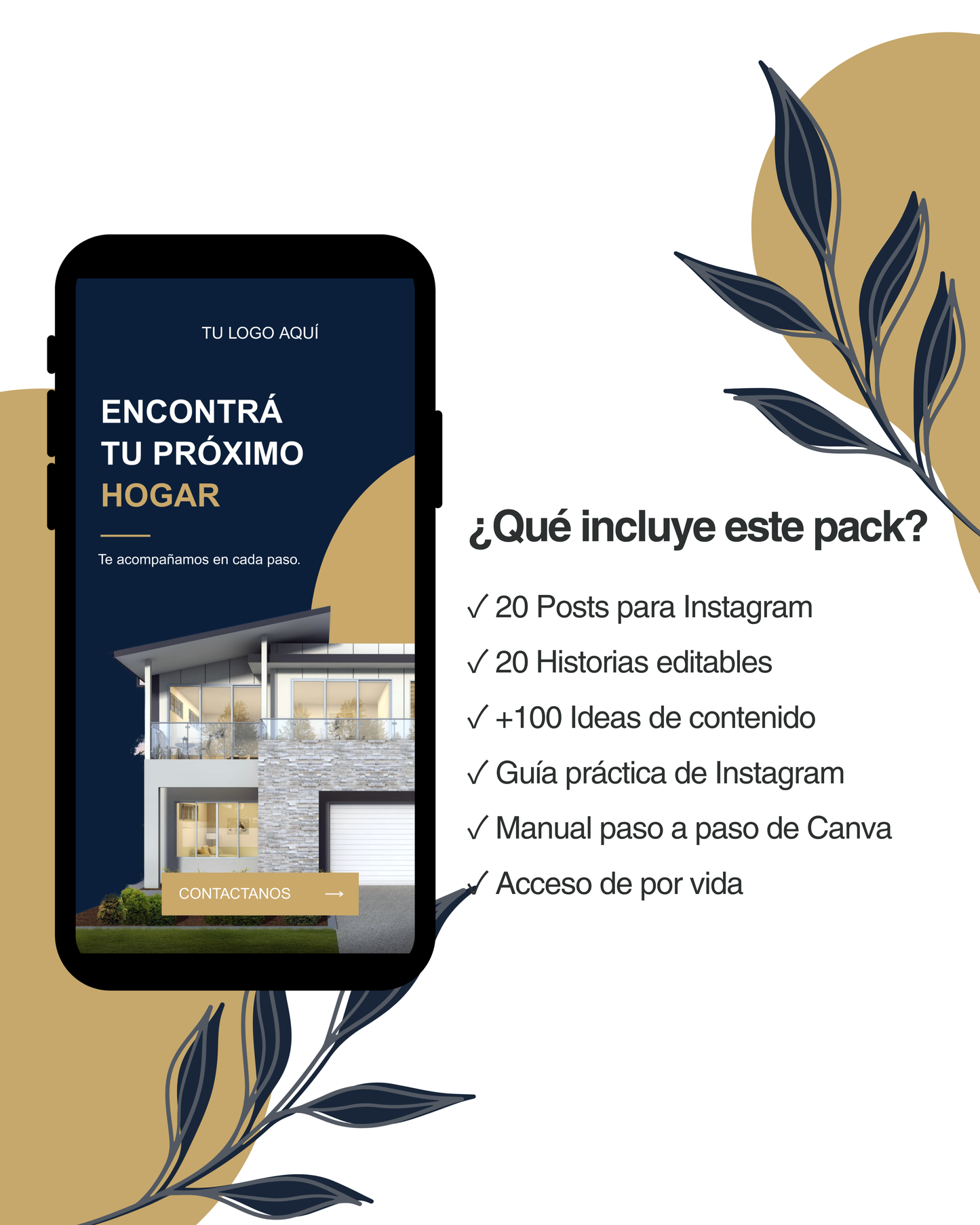 Kit de plantillas editables para Inmobiliarias