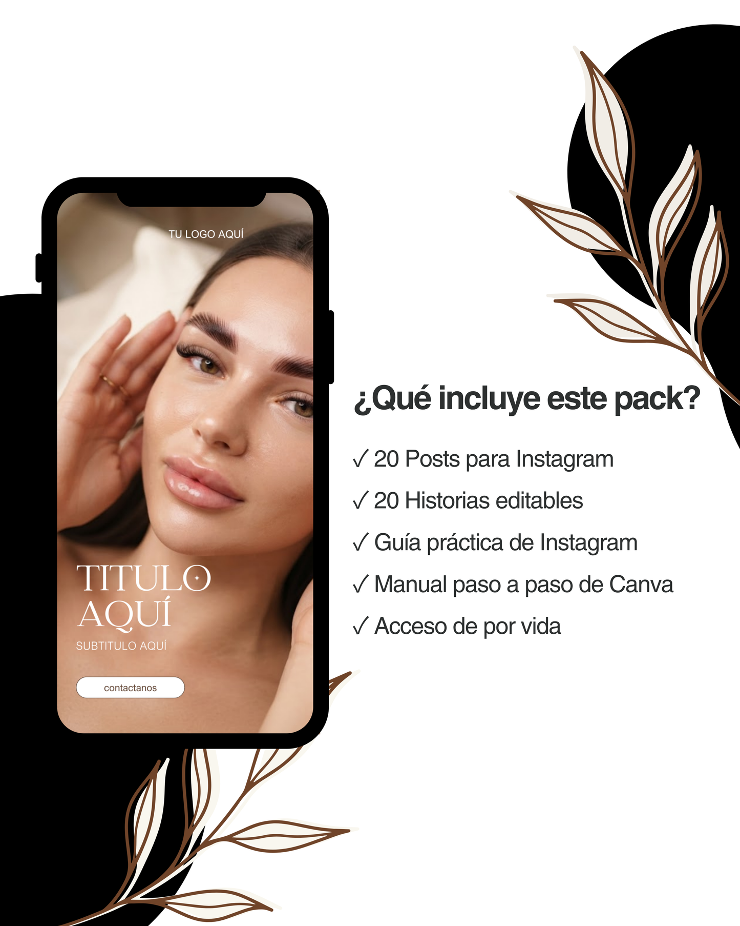 Pack Canva - Brow Artist