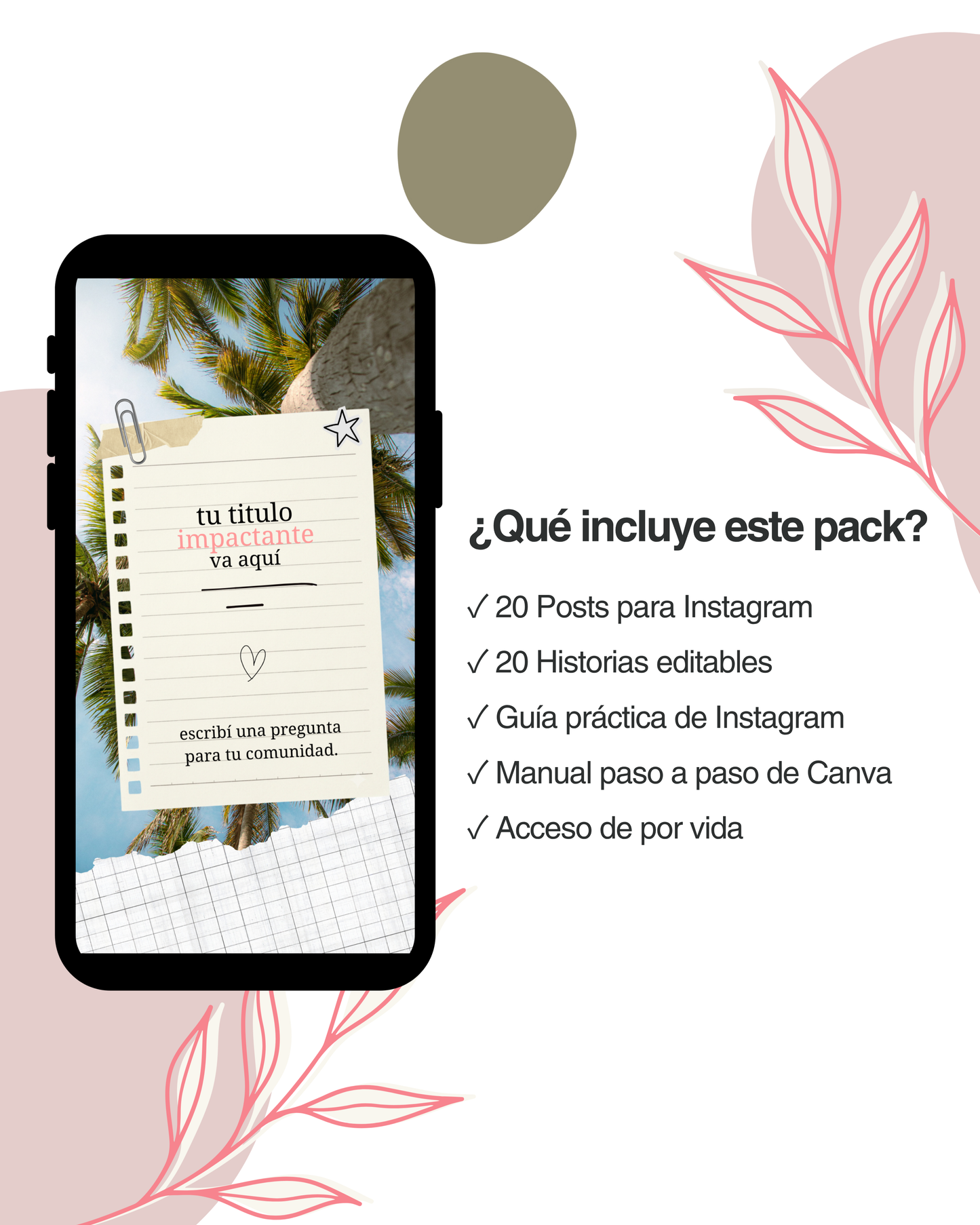 Pack Canva - Estilo Scrapbook